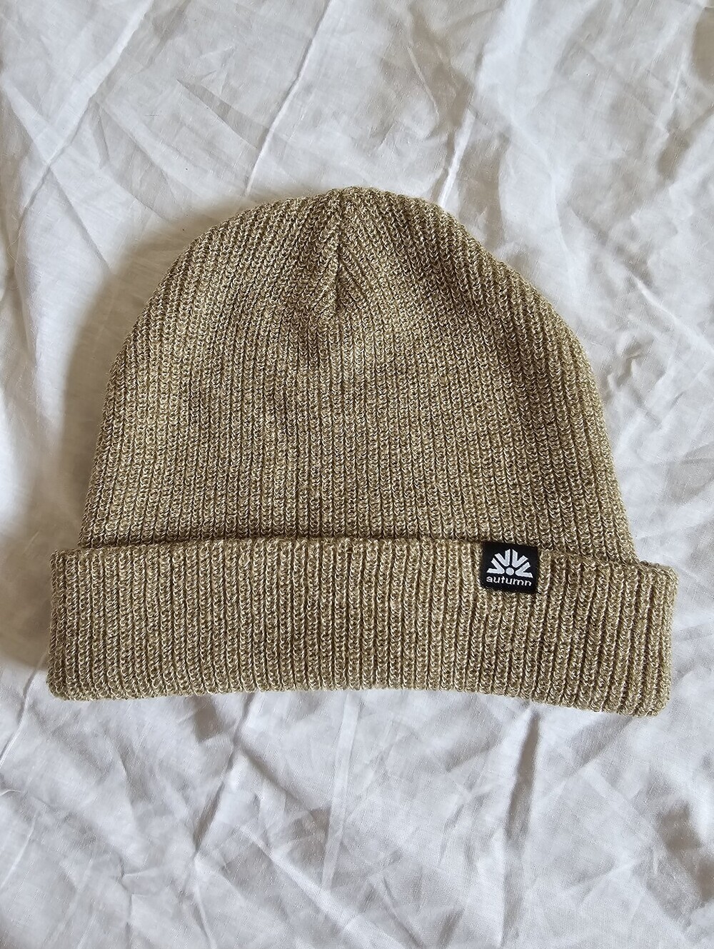 Autumn Knit Beanie Toque- Tan